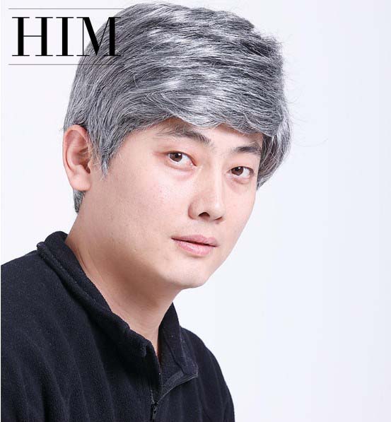 Tóc giả nam màu bạch kim Trend của giới trẻ  Tóc Mái Hói Nam